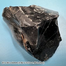 Large Obsidian volcanic glass