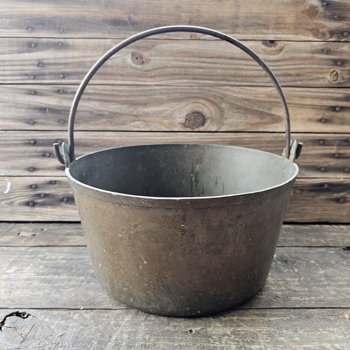 Vintage brass jam pan - jam,
