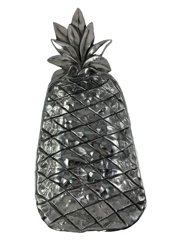 Pineapple bowl pewter fruit - pineapple,