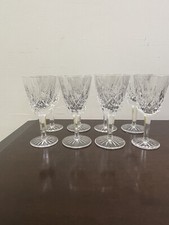 Pair Of Waterford Crystal Lismore Pattern Water/Large Wine Goblets