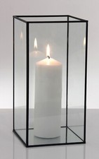 Metal Frame Glass Hurricane