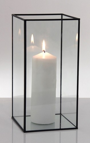 Metal frame glass - glass, hurricane