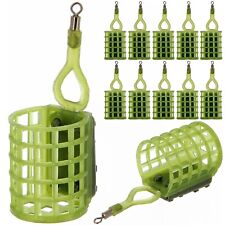 10 x Fishing Cage Method Feeders Round Plastic 30g Coarse Carp Barbel Tackle