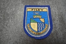 Filey Woven Cloth Patch Badge