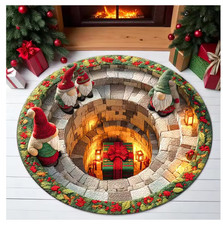 Christmas Round Mat 3D Printed