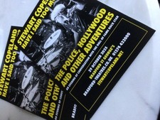 STEWART COPELAND - HAVE I SAID TOO MUCH -  THEATRE FLYERS X 2