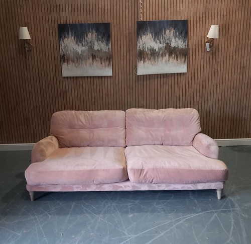 Loaf sugar bum sofa - large, pink