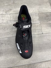 Sidi Men's Wire 2 Road Bicycle Shoes Black ONE SHOE ONLY! Size 48 Right Shoe
