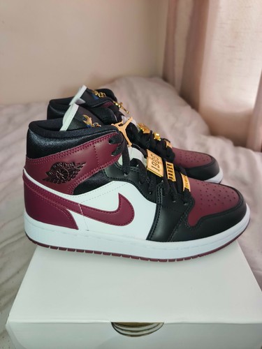 Jordan mid black dark - jordan, 1