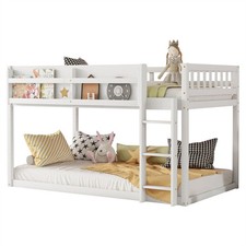 Solid Wood Low Twin Size Bunk