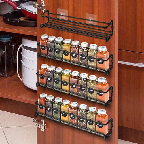 4pcs spice jar - rack, kitchen