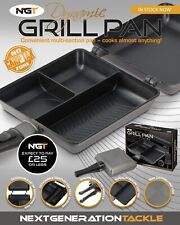 NGT Dynamic Grill Pan Non Stick Carp Fishing Cooking Camping with Lid