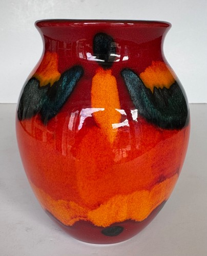 Poole pottery volcano vase - pottery, 'volcano'