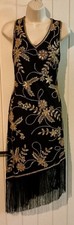 Stunning New Flapper dress size 14 Party Cocktails 20s