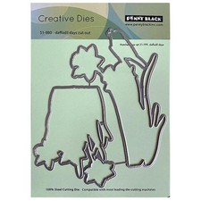 Penny black creative cutting - black,
