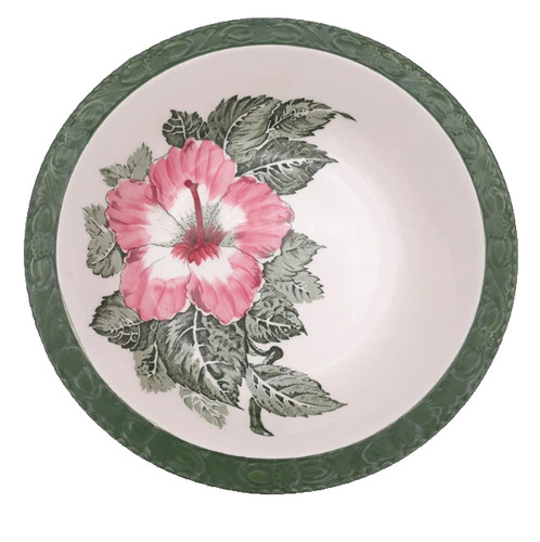 Hibiscus serving salad - hibiscus, bowl