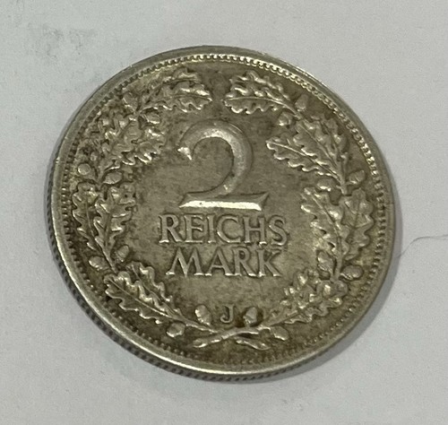 1926 reichsmark silver coin - j,