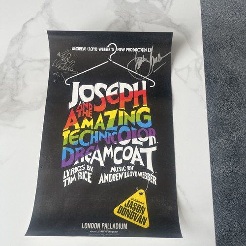 Jason donovan signed joseph - donovan,