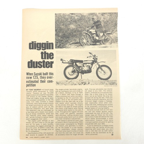 Vintage 1971 suzuki ts125 - vintage,