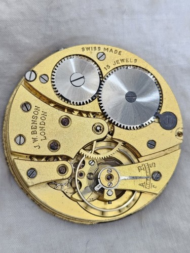 Benson pocket watch - j.w.benson,
