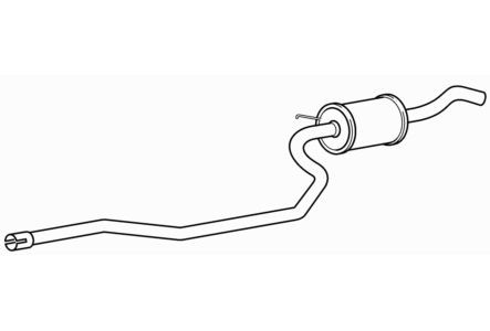 Quality centre exhaust middle - quality,