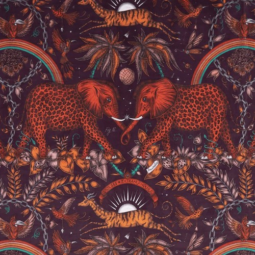 Velvet curtain fabric emma - emma, j