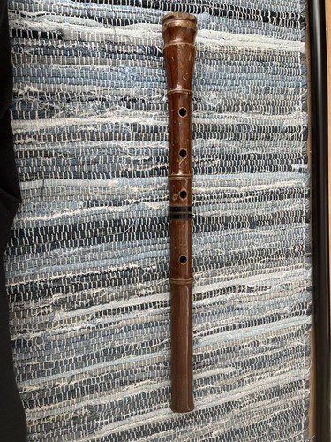 Kunpu inscribed shakuhachi - inscribed,