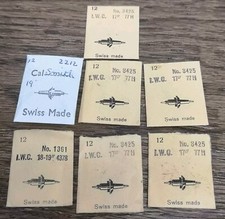 IWC & Smiths Pocket Watch Balance Staff Job Lot of Parts (BL3)