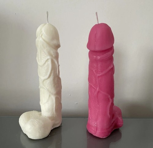 The white willy candle - white, |