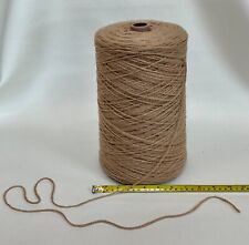 100% Wool Yarn. Light Brown