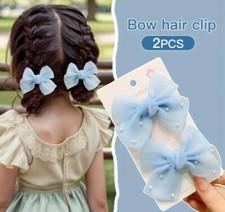 2pcs Baby Girls Bow Clip kids