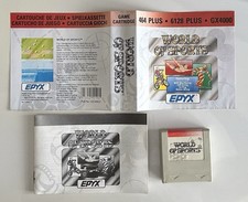 World of Sports - Amstrad GX 4000 - CARTRIDGE, MANUAL, & PAPER COVER INSERT ONLY