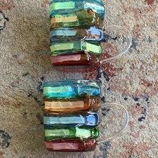 Book shaped stack glass mug - stack,