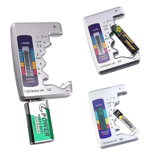 Digital battery tester - battery, lcd