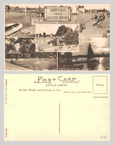 Vintage postcard oulton - vintage,