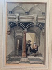 Antique Watercolour By