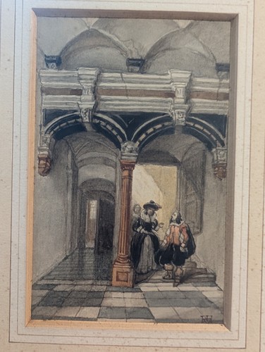 Antique watercolour - antique,
