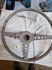 Jaguar E-Type Steering Wheel Wood Needs A Small Repair