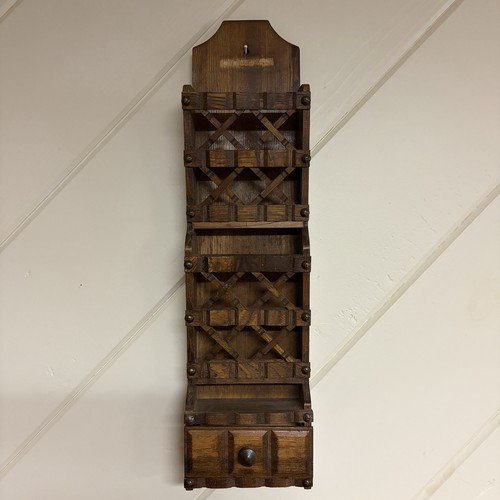 Vintage 70s wooden mail holder - vintage,