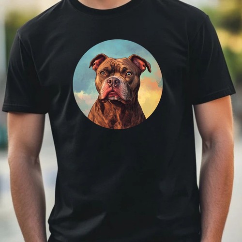 Men american bully dog - american,