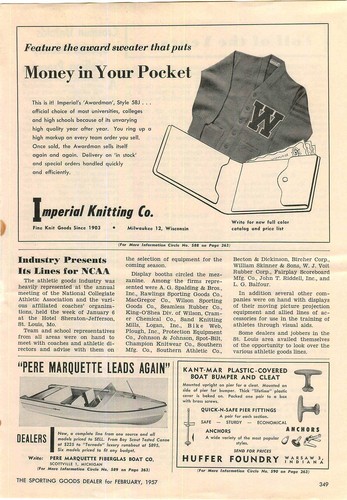 1957 advert pere - advert, marquette