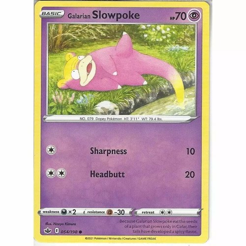 054 198 galarian slowpoke - 054/198,