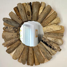 Round Driftwood Mirror 60cm