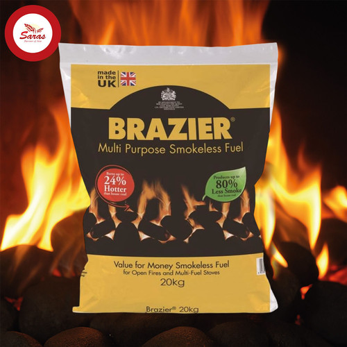 Brazier smokeless coal 20kg - smokeless,