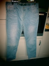 CROSSHATCH SERIES 55 BLUE WASHED DENIM 38W X 32L