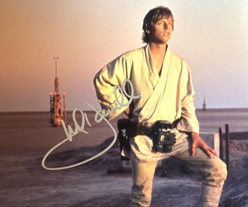 Mark hamill signed 8x10 - signed, star