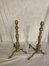 Brass Fire Dogs Vintage