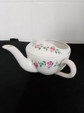 Vintage White Ceramic Invalid Feeder Cup, Porcelain with Handle, Antique Style