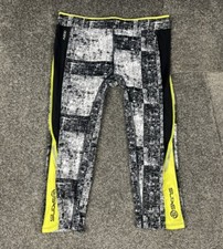 Skins Compression Tights Womens Large Grey A200 Carpi Pants Lightweight Ladies