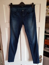 J BRAND Dark Indigo Blue Skinny Fit "Avalon" Jeans Size/Waist 28